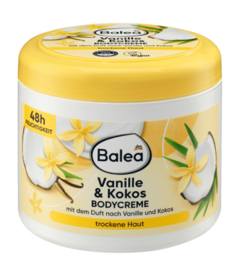 Balea Body Cream Vanilla & Coconut, 500 ml